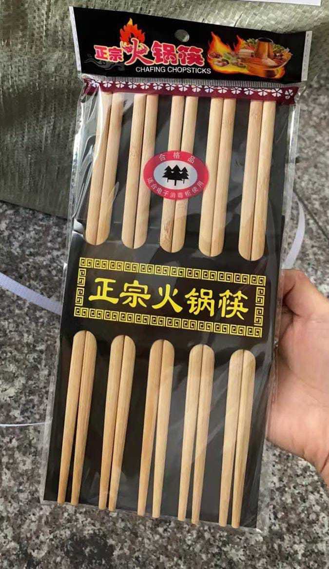 Pack of 10 Pairs Reusable Chopsticks – Non-Slip Premium Sushi Sticks